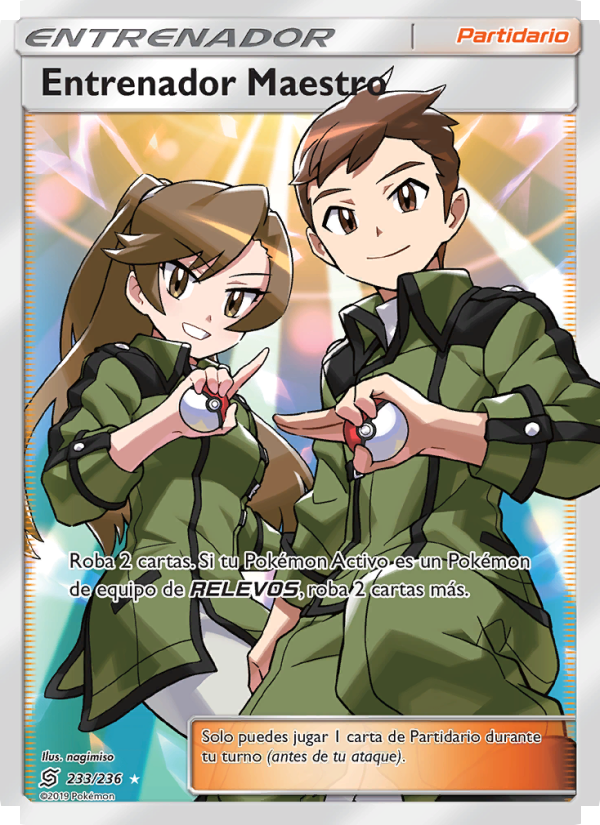 Entrenador Maestro 233 — Unified Minds (Spanish Pokémon TCG card)