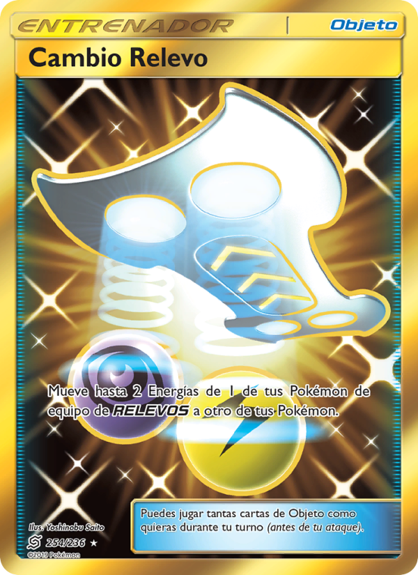 Cambio Relevo 254 — Unified Minds (Spanish Pokémon TCG card)
