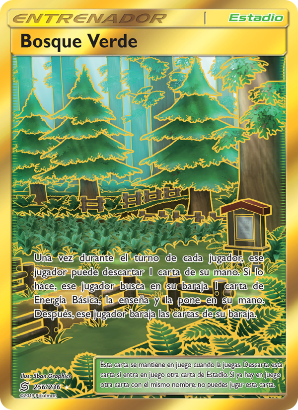 Bosque Verde 256 — Unified Minds (Spanish Pokémon TCG card)