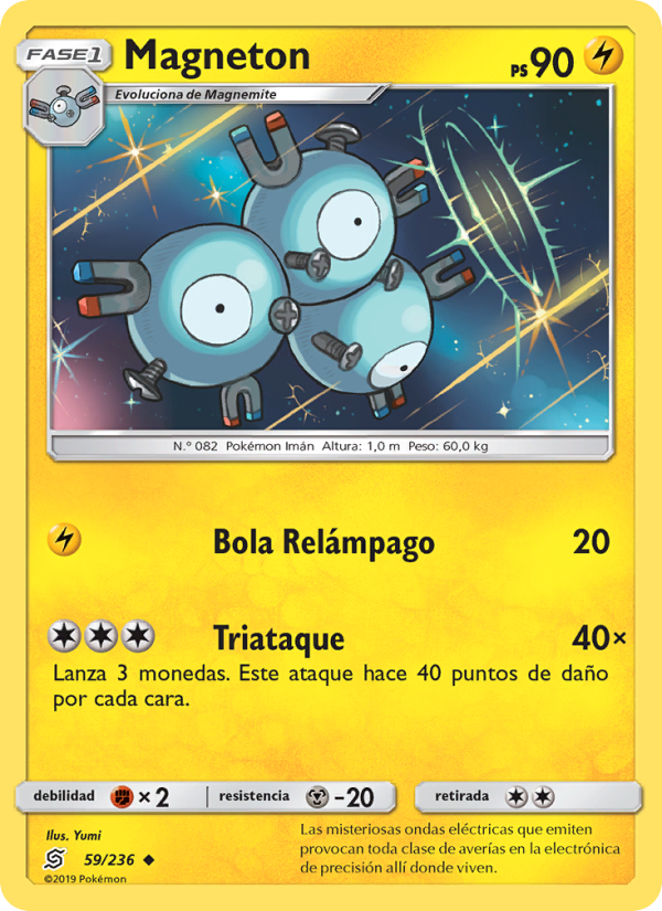 Magneton 59 — Unified Minds (Spanish Pokémon TCG card)