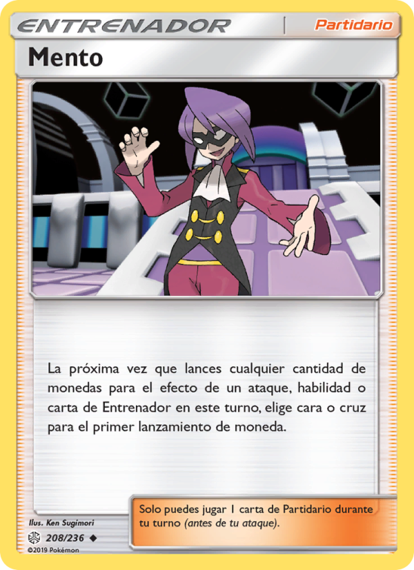 Mento 208 — Cosmic Eclipse (Spanish Pokémon TCG card)