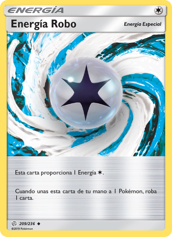 Energía Robo 209 — Cosmic Eclipse (Spanish Pokémon TCG card)