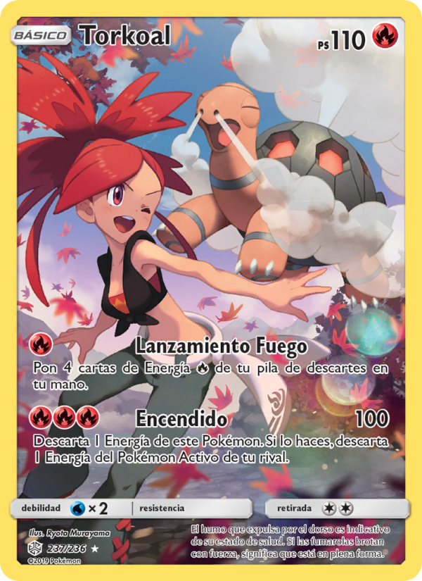 Torkoal 237 — Cosmic Eclipse (Spanish Pokémon TCG card)