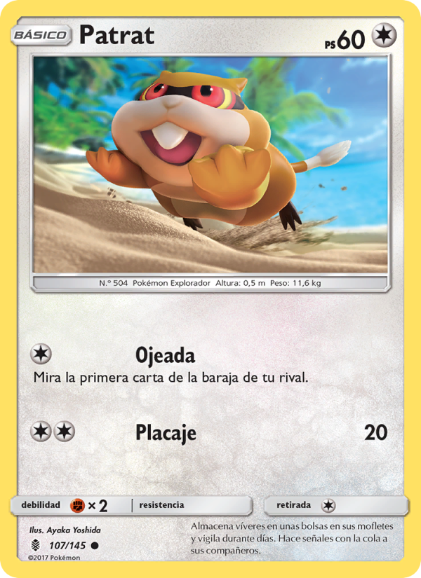 Patrat 107 — Guardians Rising (Spanish Pokémon TCG card)