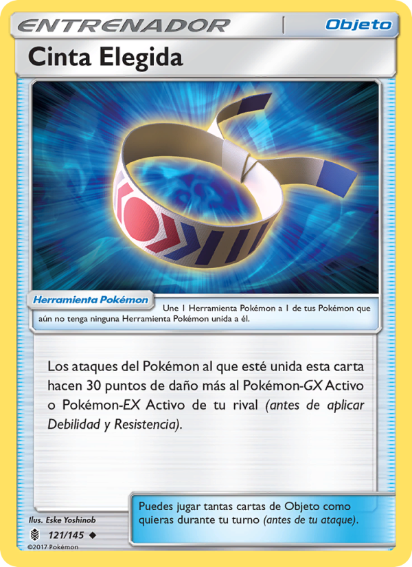 Cinta Elegida 121 — Guardians Rising (Spanish Pokémon TCG card)