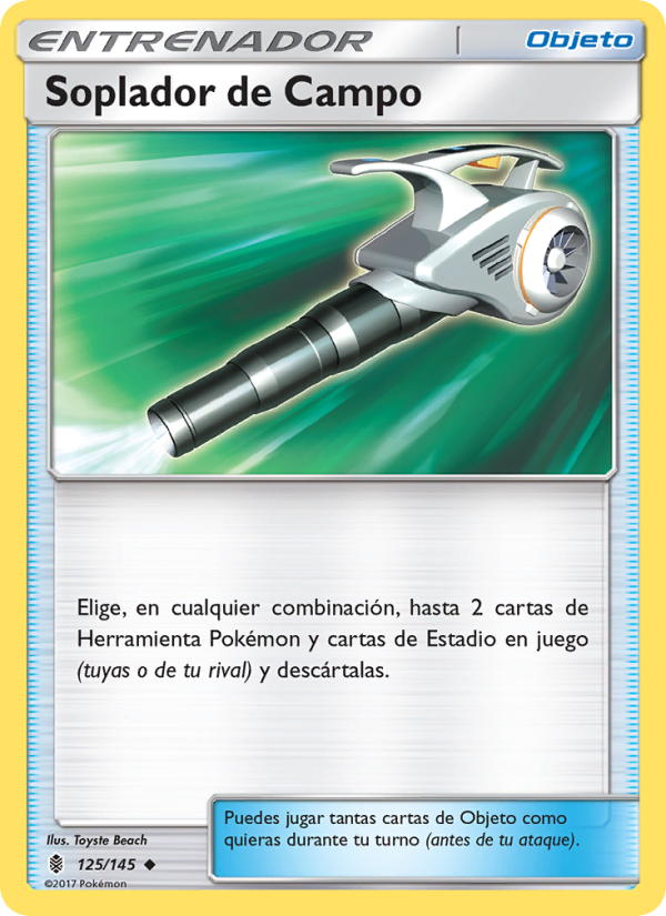 Soplador de Campo 125 — Guardians Rising (Spanish Pokémon TCG card)