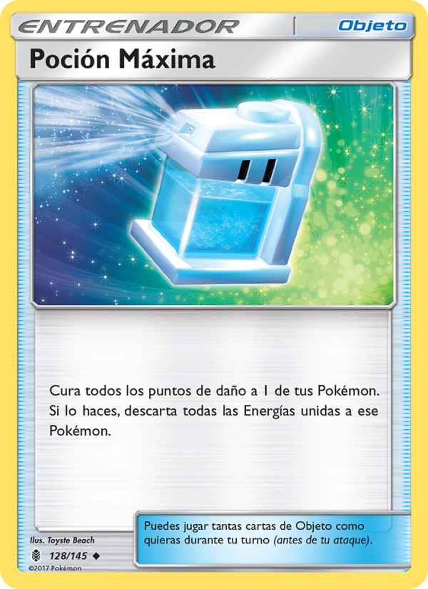 Poción Máxima 128 — Guardians Rising (Spanish Pokémon TCG card)