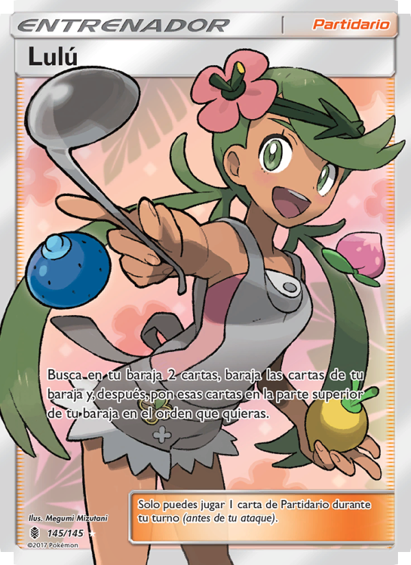 Lulú 145 — Guardians Rising (Spanish Pokémon TCG card)