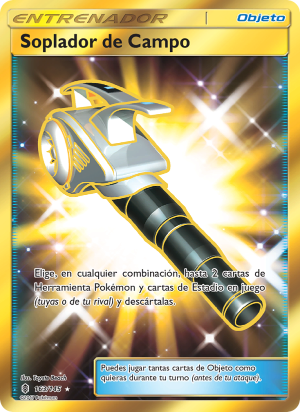 Soplador de Campo 163 — Guardians Rising (Spanish Pokémon TCG card)