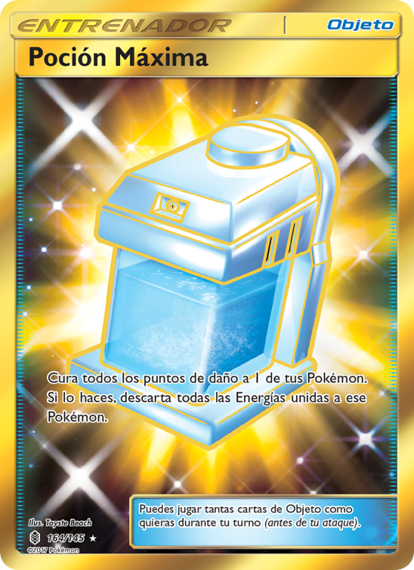 Poción Máxima 164 — Guardians Rising (Spanish Pokémon TCG card)