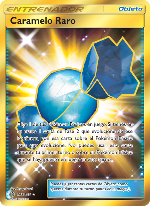 Caramelo Raro 165 — Guardians Rising (Spanish Pokémon TCG card)