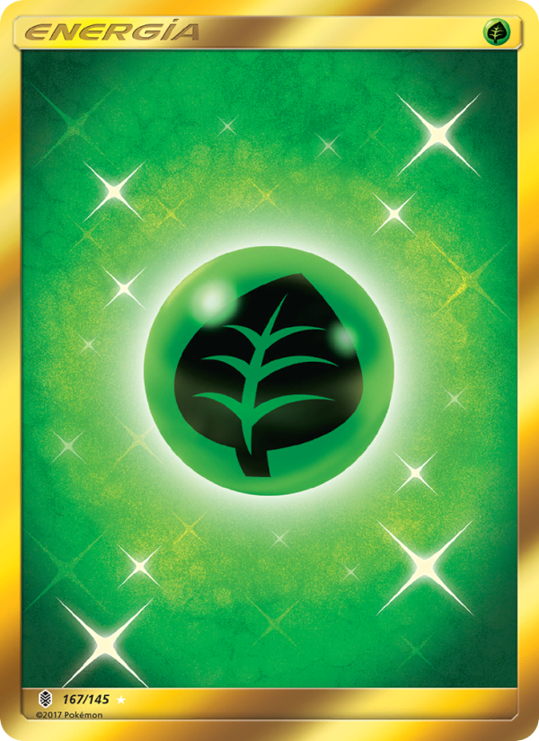 Energía Planta 167 — Guardians Rising (Spanish Pokémon TCG card)