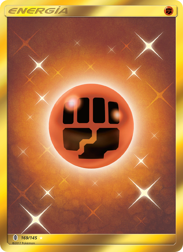 Energía Lucha 169 — Guardians Rising (Spanish Pokémon TCG card)