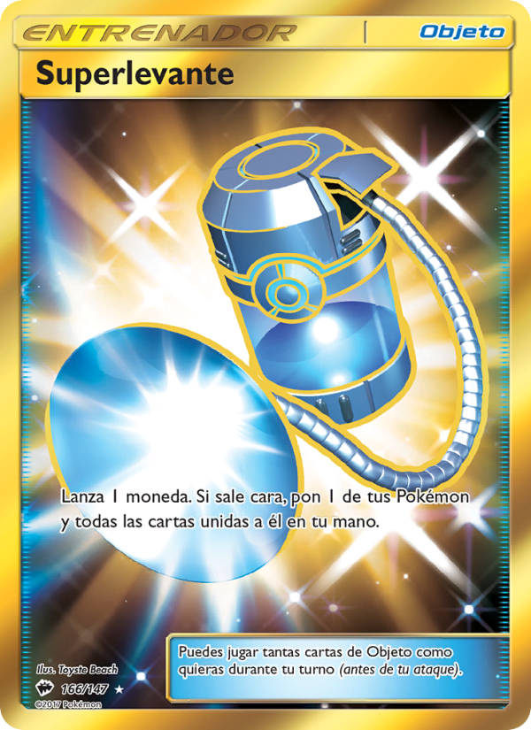 Superlevante 166 — Burning Shadows (Spanish Pokémon TCG card)