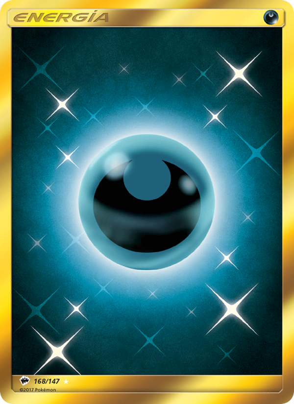 Energía Oscura 168 — Burning Shadows (Spanish Pokémon TCG card)