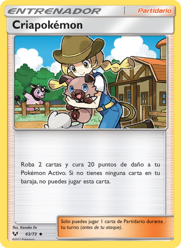 Criapokémon 63 — Schimmernde Legenden (Spanish Pokémon TCG card)