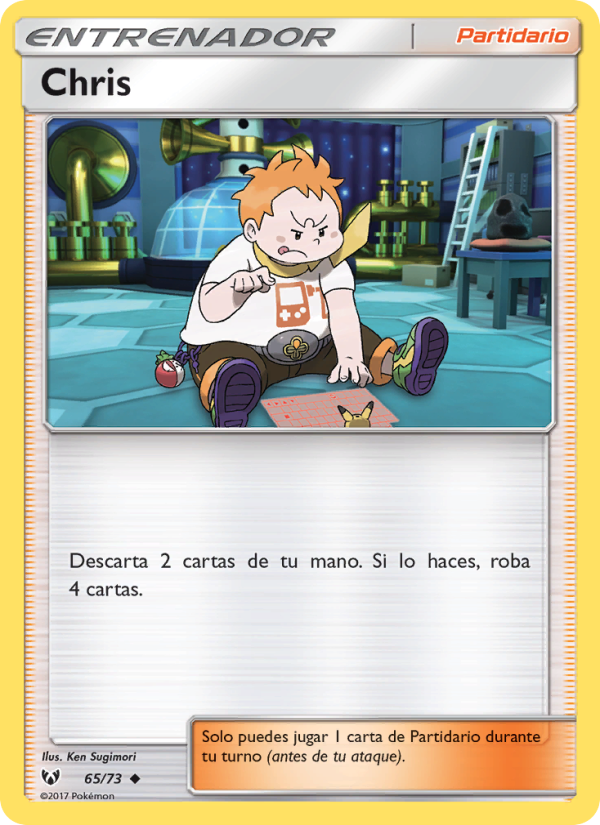 Chris 65 — Schimmernde Legenden (Spanish Pokémon TCG card)