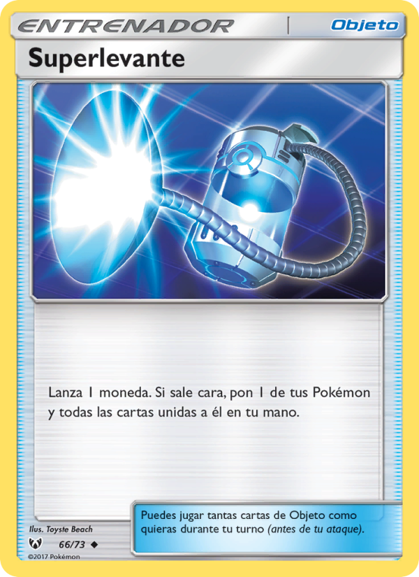 Superlevante 66 — Schimmernde Legenden (Spanish Pokémon TCG card)