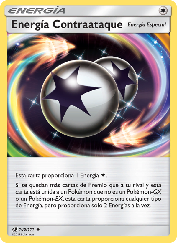 Energía Contraataque 100 — Crimson Invasion (Spanish Pokémon TCG card)