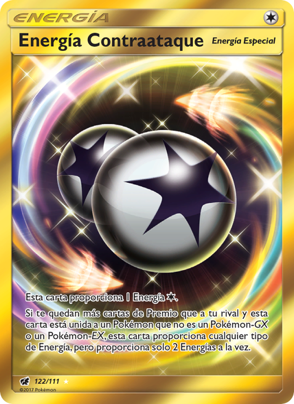 Energía Contraataque 122 — Crimson Invasion (Spanish Pokémon TCG card)