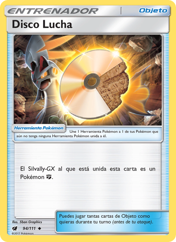 Disco Lucha 94 — Crimson Invasion (Spanish Pokémon TCG card)