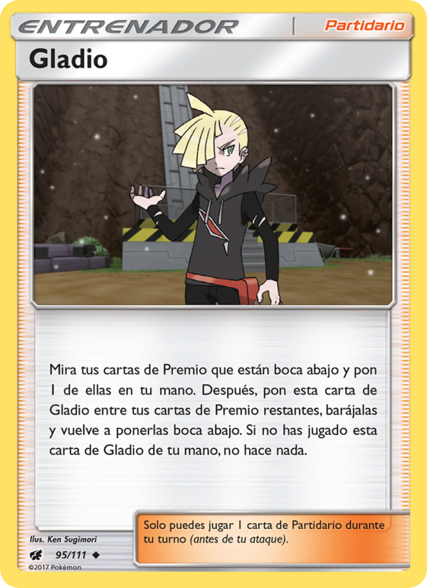 Gladio 95 — Crimson Invasion (Spanish Pokémon TCG card)