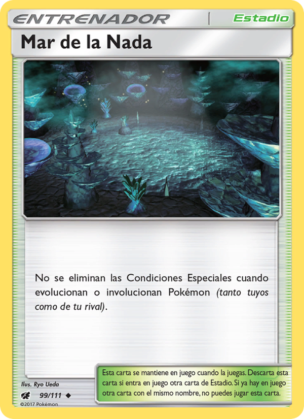 Mar de la Nada 99 — Crimson Invasion (Spanish Pokémon TCG card)