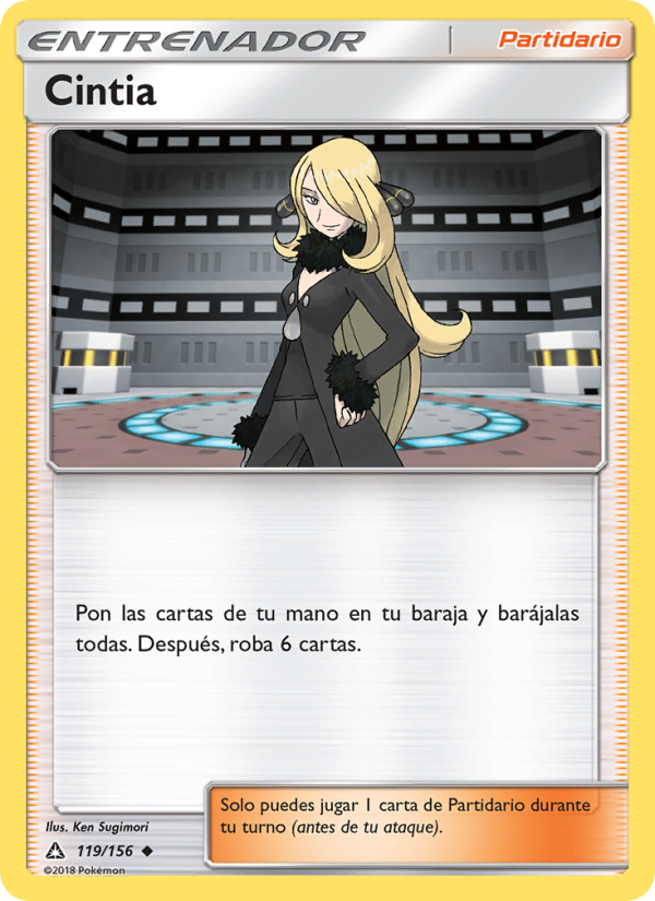 Cintia 119 — Ultra Prism (Spanish Pokémon TCG card)