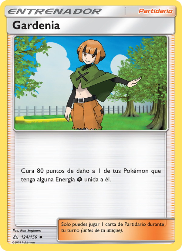 Gardenia 124 — Ultra Prism (Spanish Pokémon TCG card)