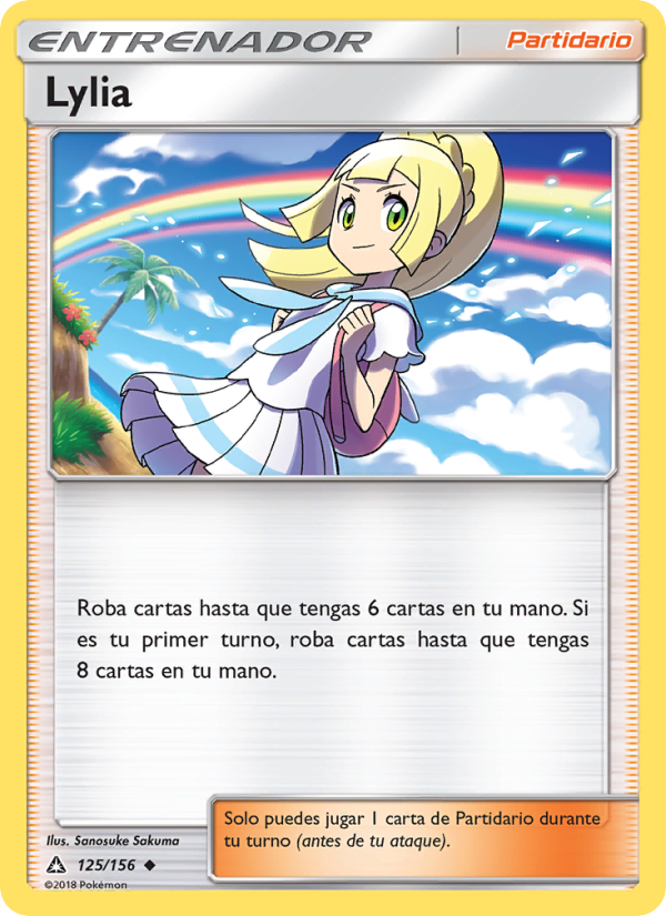 Lylia 125 — Ultra Prism (Spanish Pokémon TCG card)