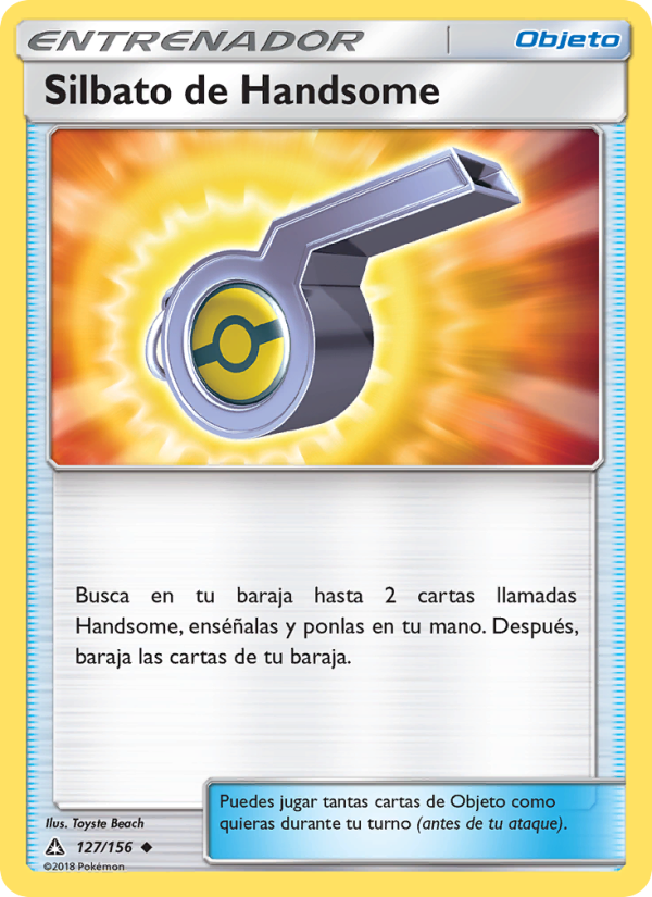 Silbato de Handsome 127 — Ultra Prism (Spanish Pokémon TCG card)