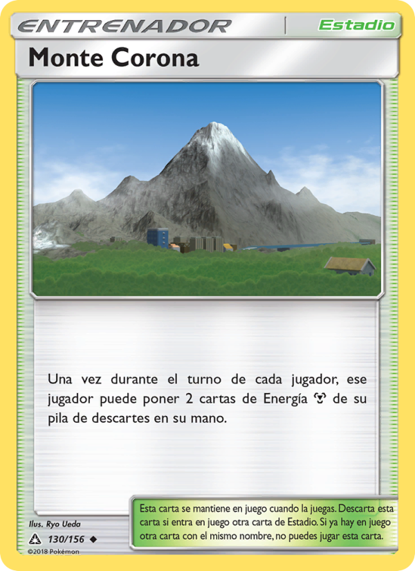 Monte Corona 130 — Ultra Prism (Spanish Pokémon TCG card)