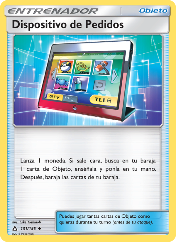 Dispositivo de Pedidos 131 — Ultra Prism (Spanish Pokémon TCG card)