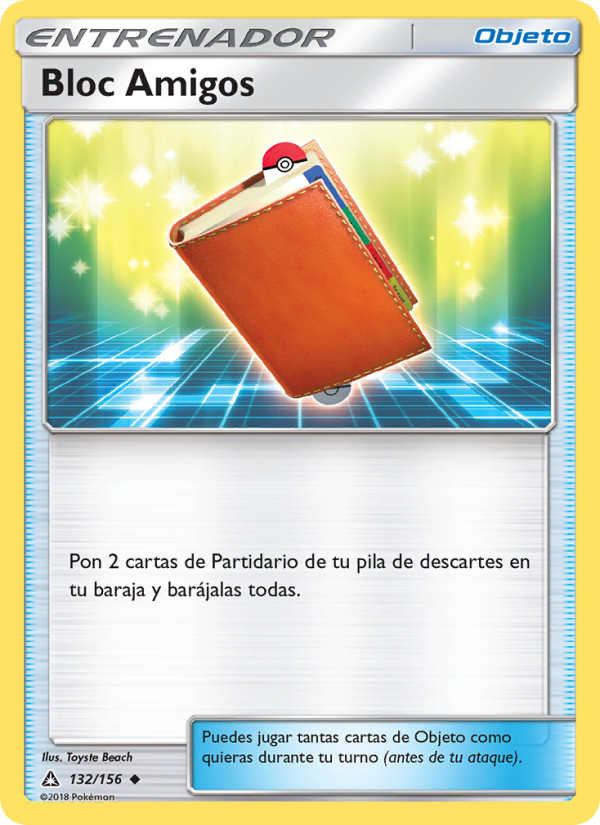 Bloc Amigos 132 — Ultra Prism (Spanish Pokémon TCG card)