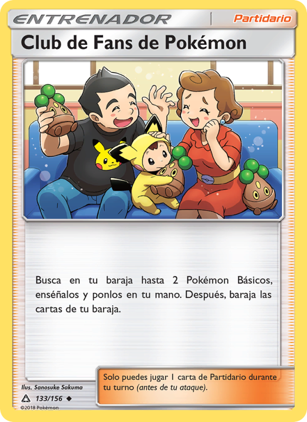 Club de Fans de Pokémon 133 — Ultra Prism (Spanish Pokémon TCG card)