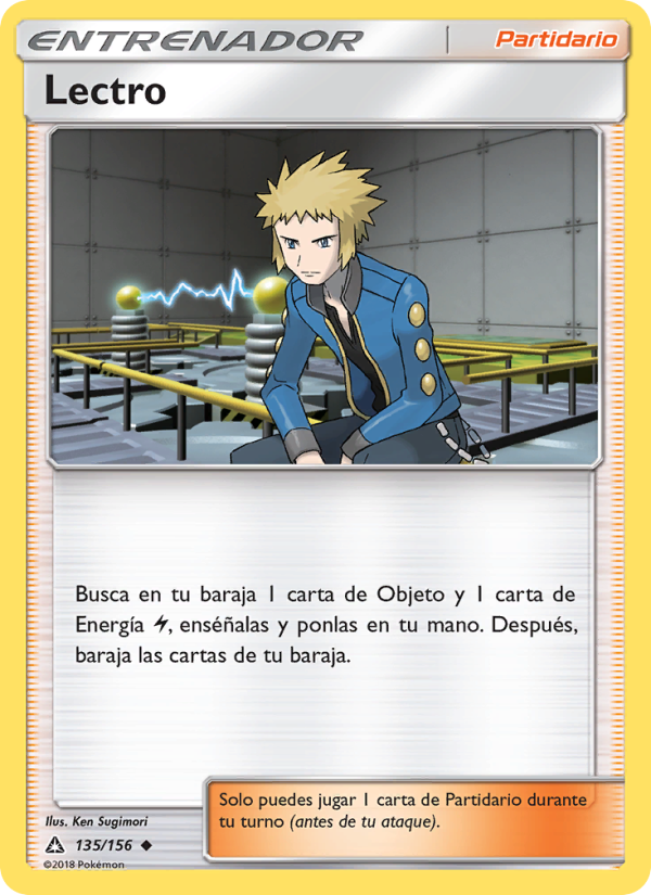 Lectro 135 — Ultra Prism (Spanish Pokémon TCG card)