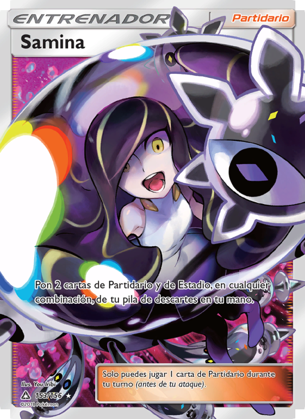 Samina 153 — Ultra Prism (Spanish Pokémon TCG card)