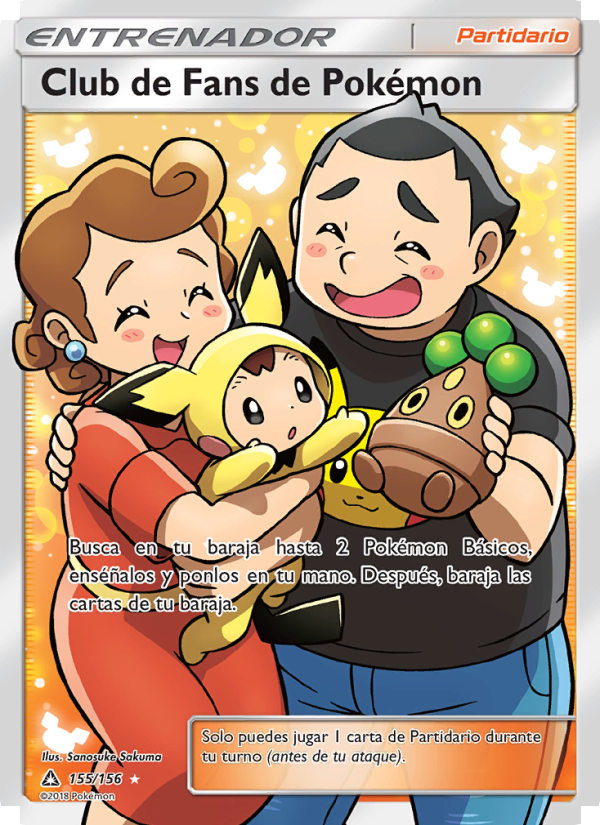 Club de Fans de Pokémon 155 — Ultra Prism (Spanish Pokémon TCG card)