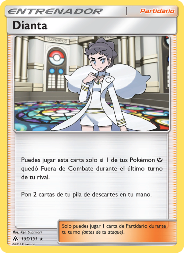 Dianta 105 — Grauen Der Lichtfinsternis (Spanish Pokémon TCG card)