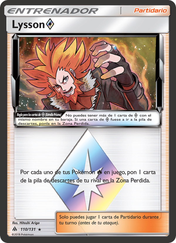 Lysson ◇ 110 — Grauen Der Lichtfinsternis (Spanish Pokémon TCG card)