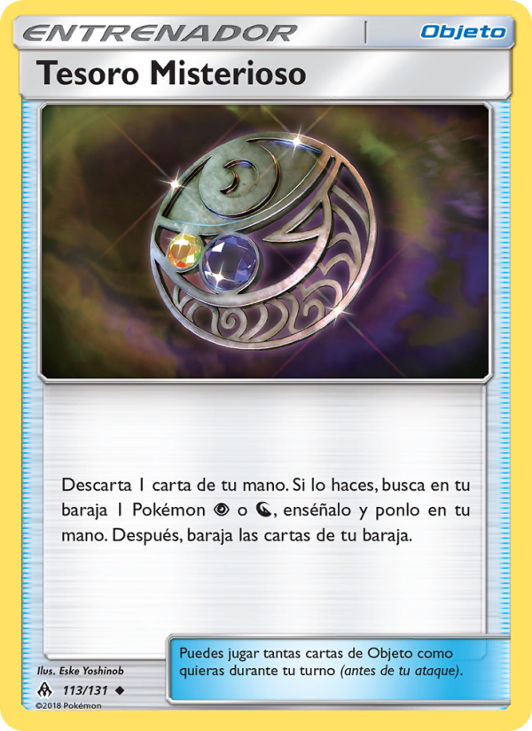 Tesoro Misterioso 113 — Grauen Der Lichtfinsternis (Spanish Pokémon TCG card)