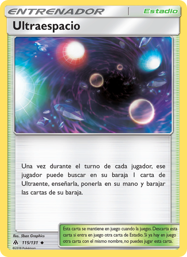 Ultraespacio 115 — Grauen Der Lichtfinsternis (Spanish Pokémon TCG card)