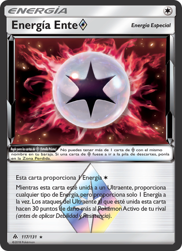 Energía Ente ◇ 117 — Grauen Der Lichtfinsternis (Spanish Pokémon TCG card)