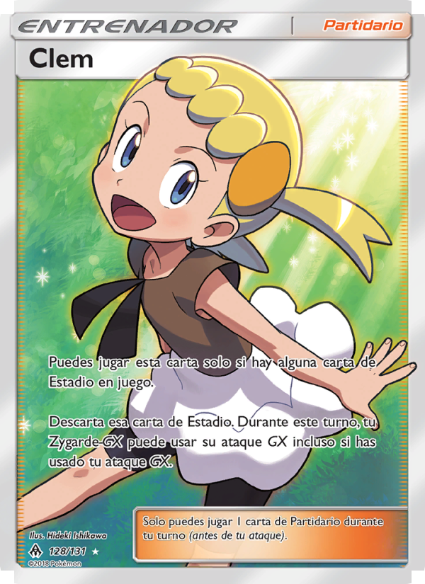 Clem 128 — Grauen Der Lichtfinsternis (Spanish Pokémon TCG card)