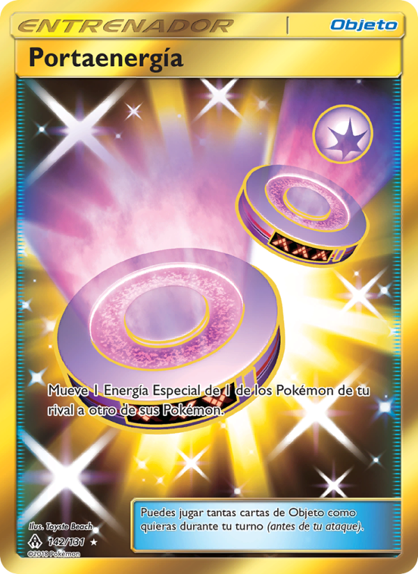 Portaenergía 142 — Grauen Der Lichtfinsternis (Spanish Pokémon TCG card)