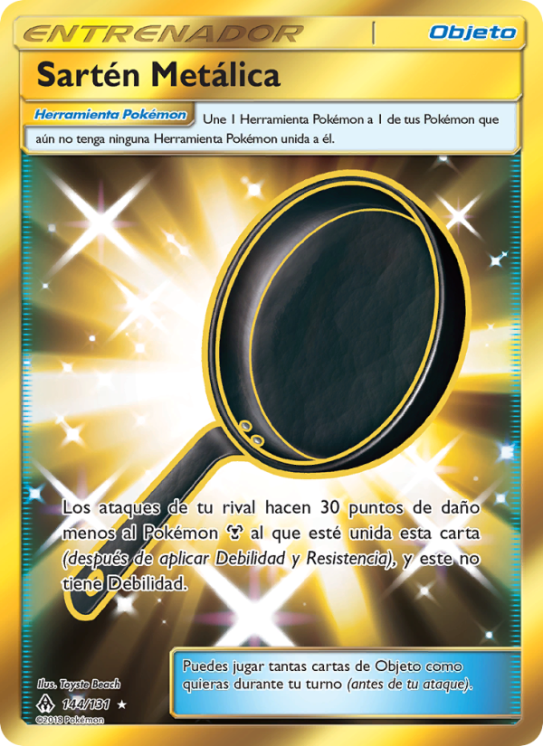 Sartén Metálica 144 — Grauen Der Lichtfinsternis (Spanish Pokémon TCG card)