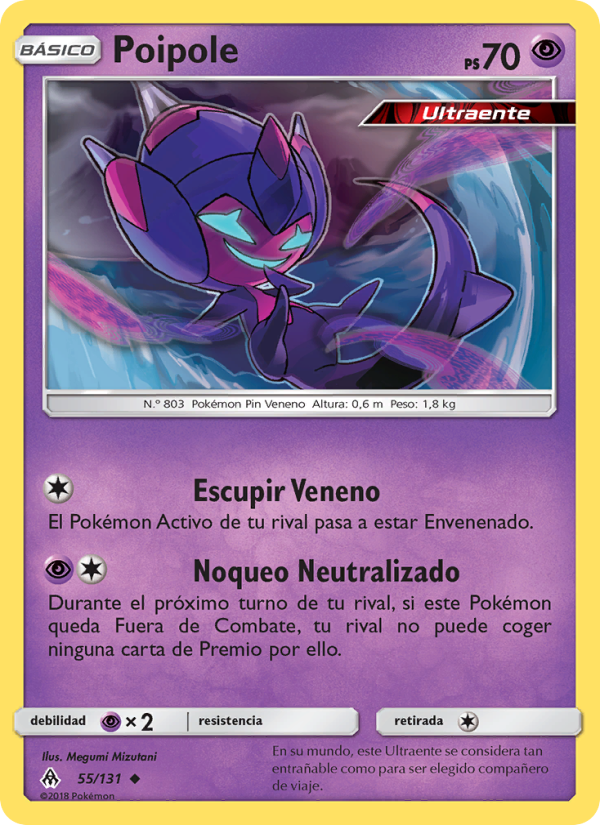 Poipole 55 — Grauen Der Lichtfinsternis (Spanish Pokémon TCG card)