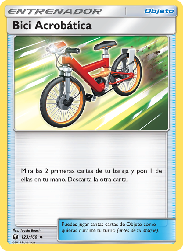 Bici Acrobática 123 — Celestial Storm (Spanish Pokémon TCG card)