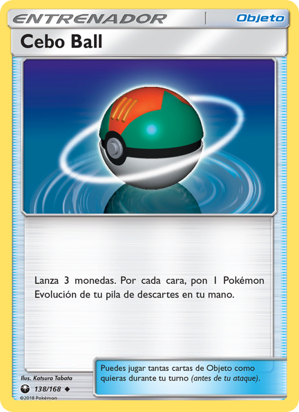 Cebo Ball 138 — Celestial Storm (Spanish Pokémon TCG card)