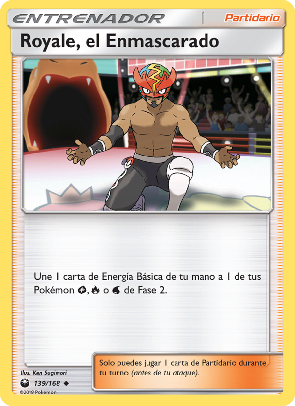 Royale, el Enmascarado 139 — Celestial Storm (Spanish Pokémon TCG card)